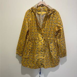NWT Joules Golightly Hooded Packaway Rain Jacket